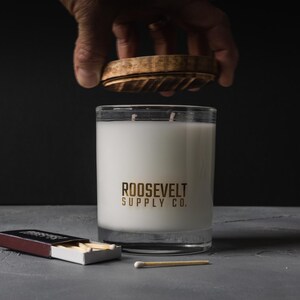 Shenandoah Cocktail Glass Candle - The Roosevelts Candle Co.