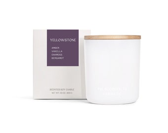 Yellowstone Candle - Amber, Vanilla, Oakmoss, Bergamot