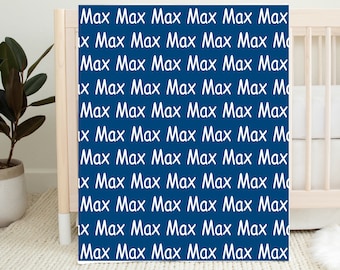 Personalized Name Blanket,  Custom Blanket for Boy, Custom name blanket for girl, Personalized baby gift, Baby name blanket