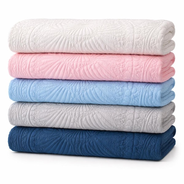 Heirloom Baby Quilt: Blank Embroidery Blanket