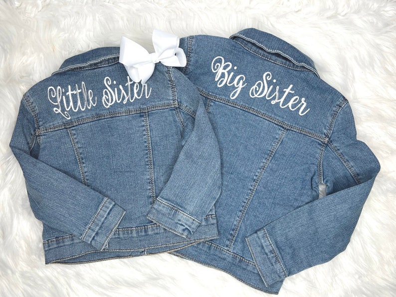 Personalized Toddler Denim Jacket, Personalized Baby Jean Jacket, Denim Jean Jacket baby kid, Embroidered Blue Jean Baby Jacket image 8