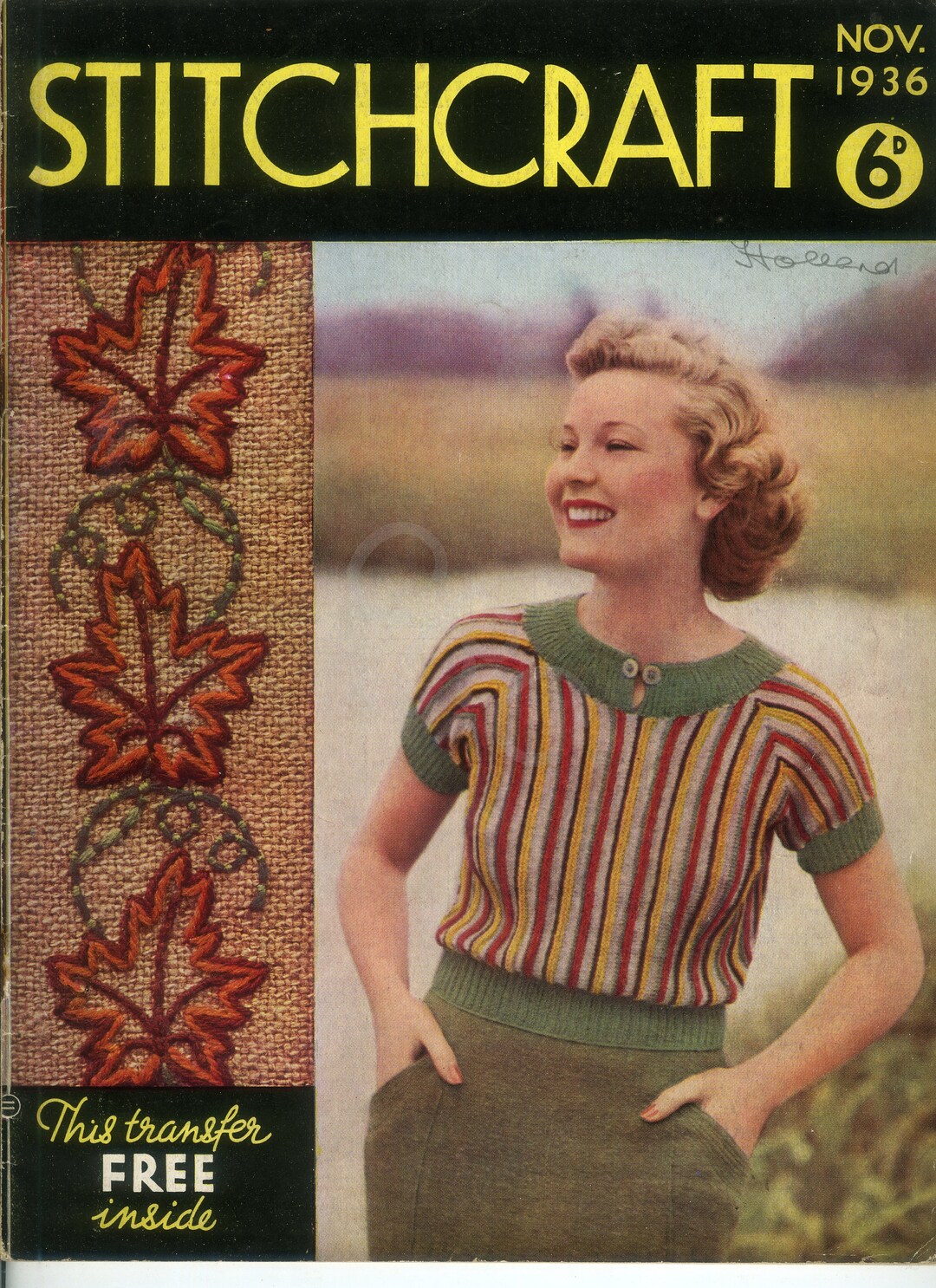 STITCHCRAFT: Entire Nov. 1936 Edition. 44 Pages of Content Including ...