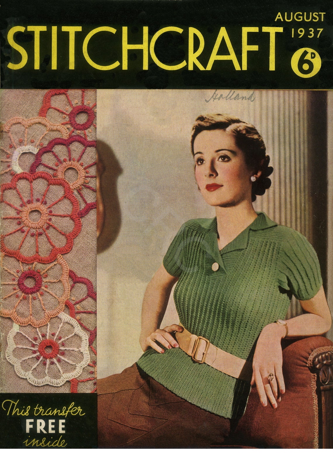 1937 Stitchcraft Magazine: Vintage Knitting & Sewing Patterns (PDF ...