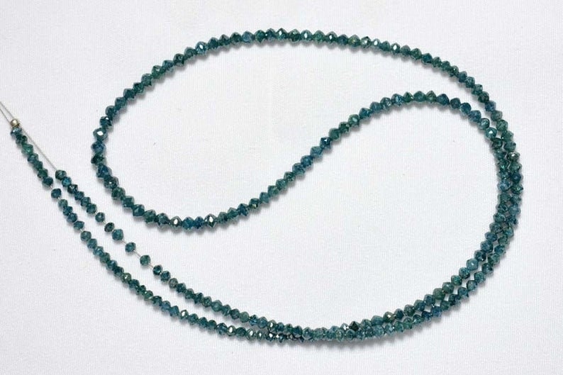Details about 4 Inches Blue Faceted Rondelle Beads Natural Raw Rough Diamond 2mm TT01 Details about 4 Inches Blue Faceted Rondelle Beads Natural Raw Rough Diamond 2mm TT01