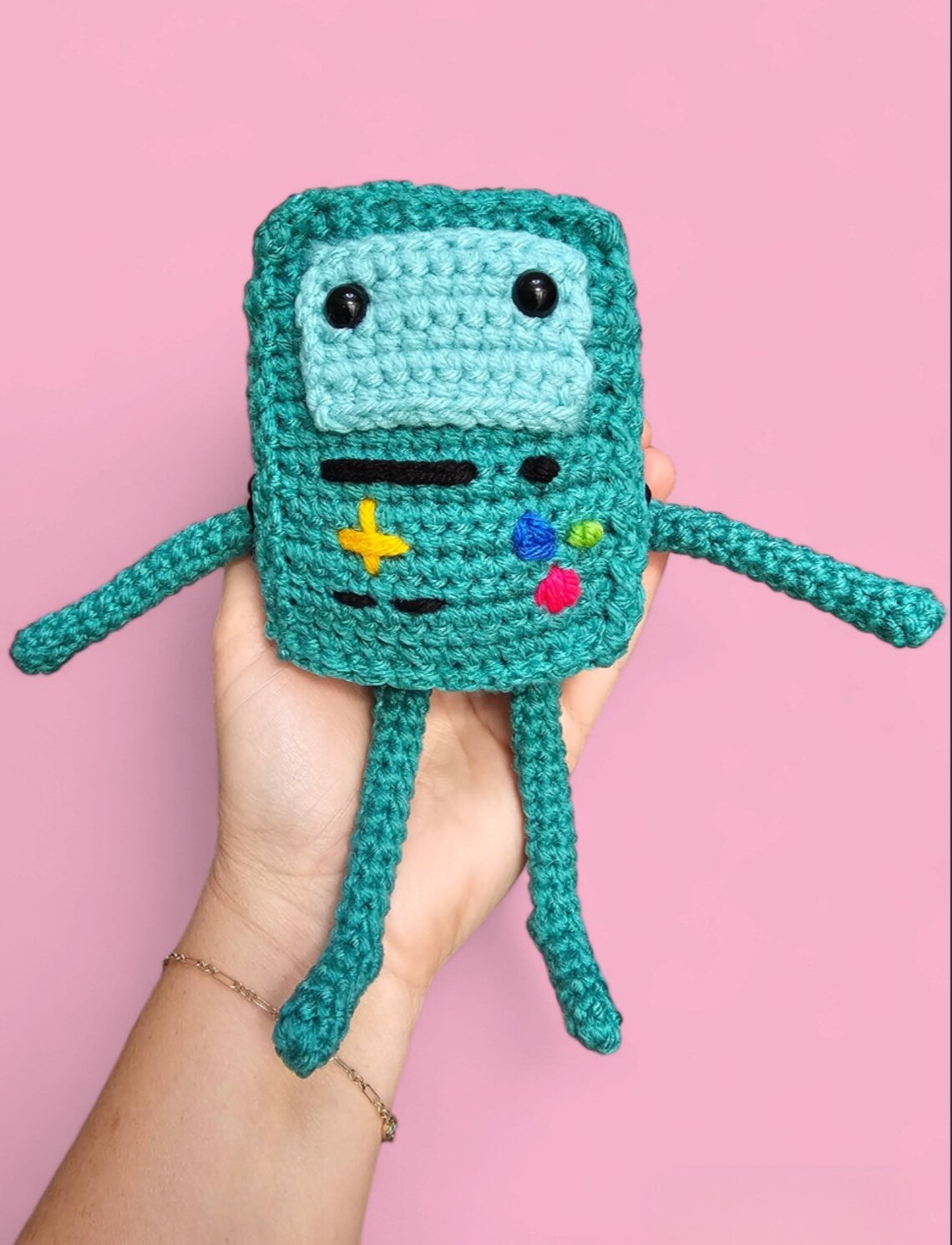 BMO Amigurumi Doll Crochet Doll Kawaii Computer Doll Adventue Time - Etsy