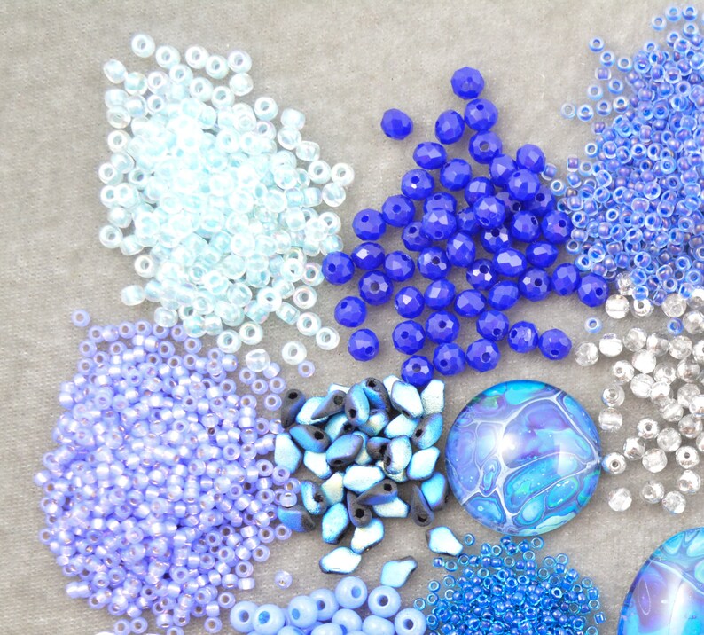 Bead Stash Builder Inspiration Kit Curated by a Bead Artist in Etsy