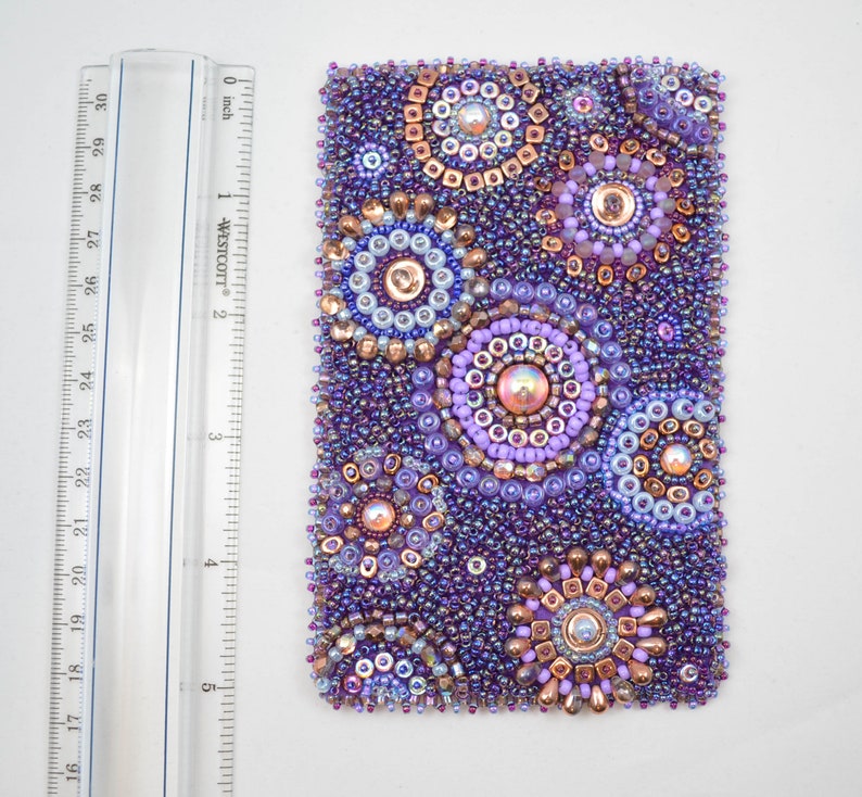 Bead Embroidery Kit & Tutorial, DIY Book Journal Bible Cover,