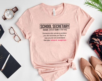 School Secretary Shirt - Etsy