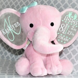 Baby announcement elephant