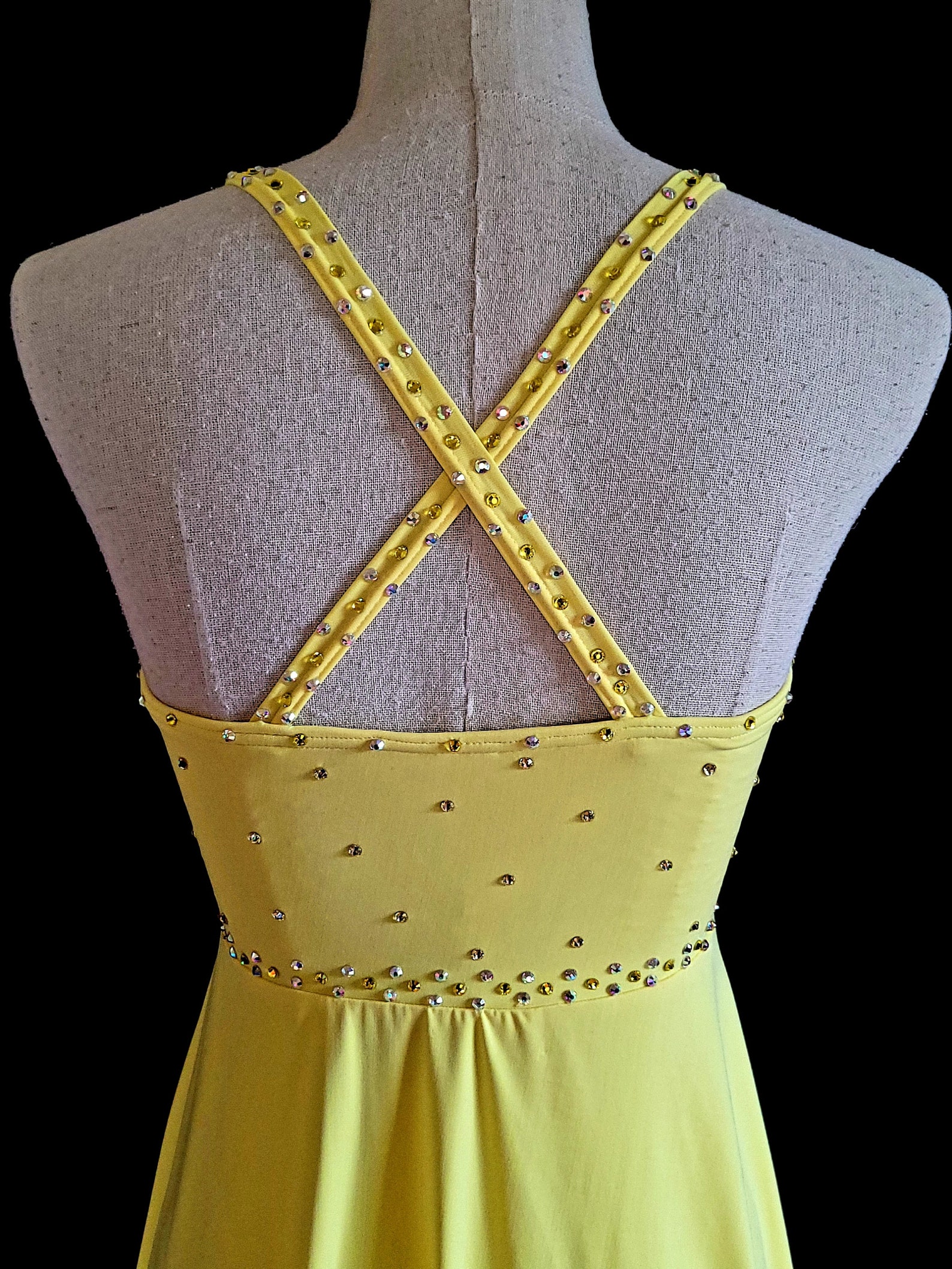 Yellow Contemporary Ballet Dance Costume 2 Piece Lyrical Etsy