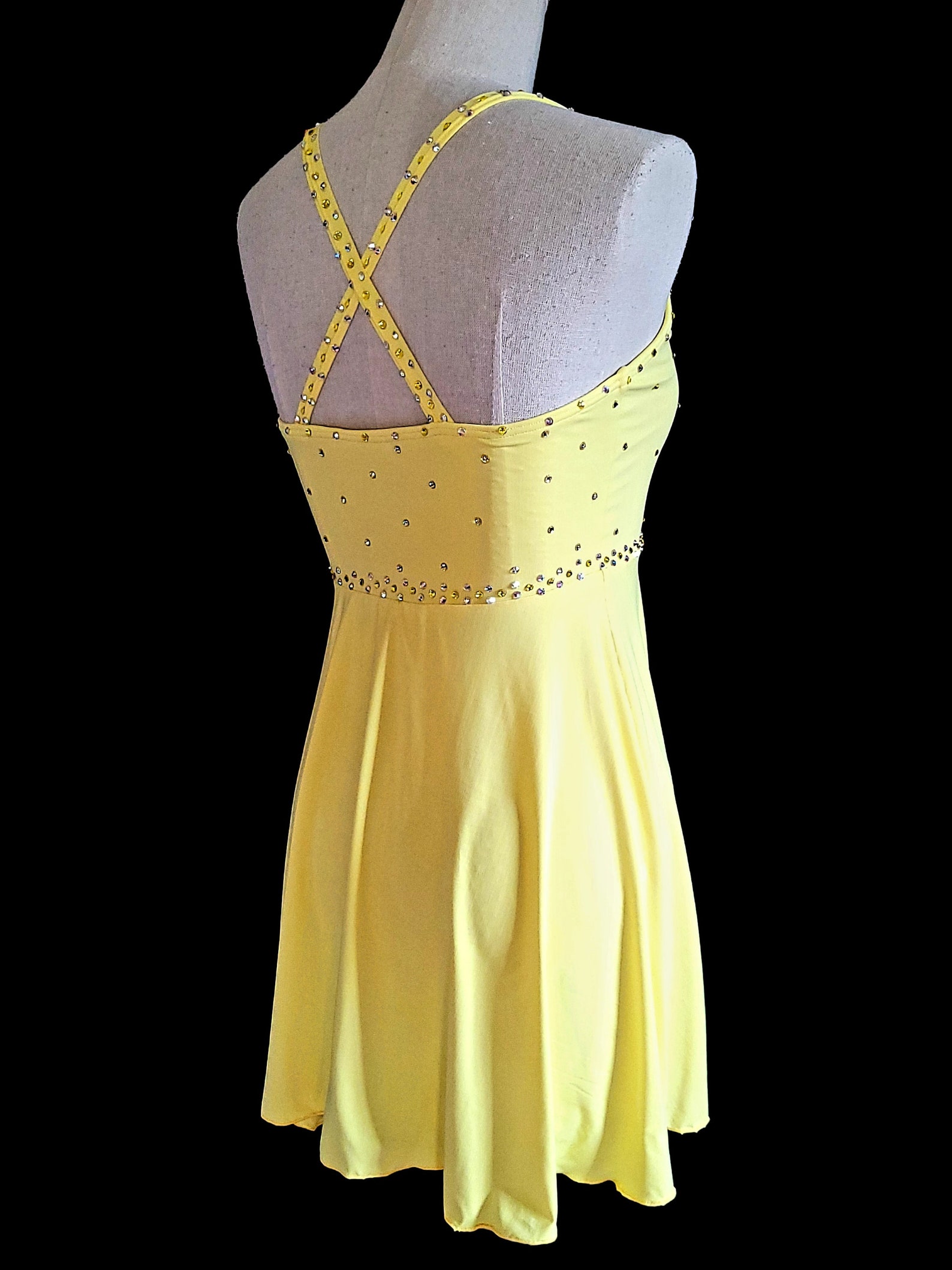 Yellow Contemporary Ballet Dance Costume 2 Piece Lyrical Etsy