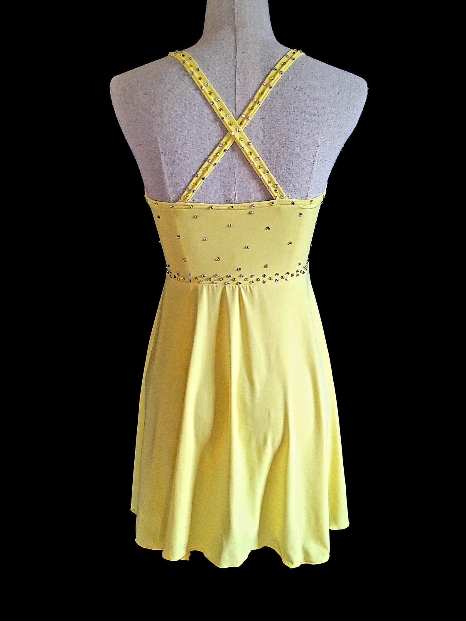 Yellow Contemporary Ballet Dance Costume 2 Piece Lyrical Etsy