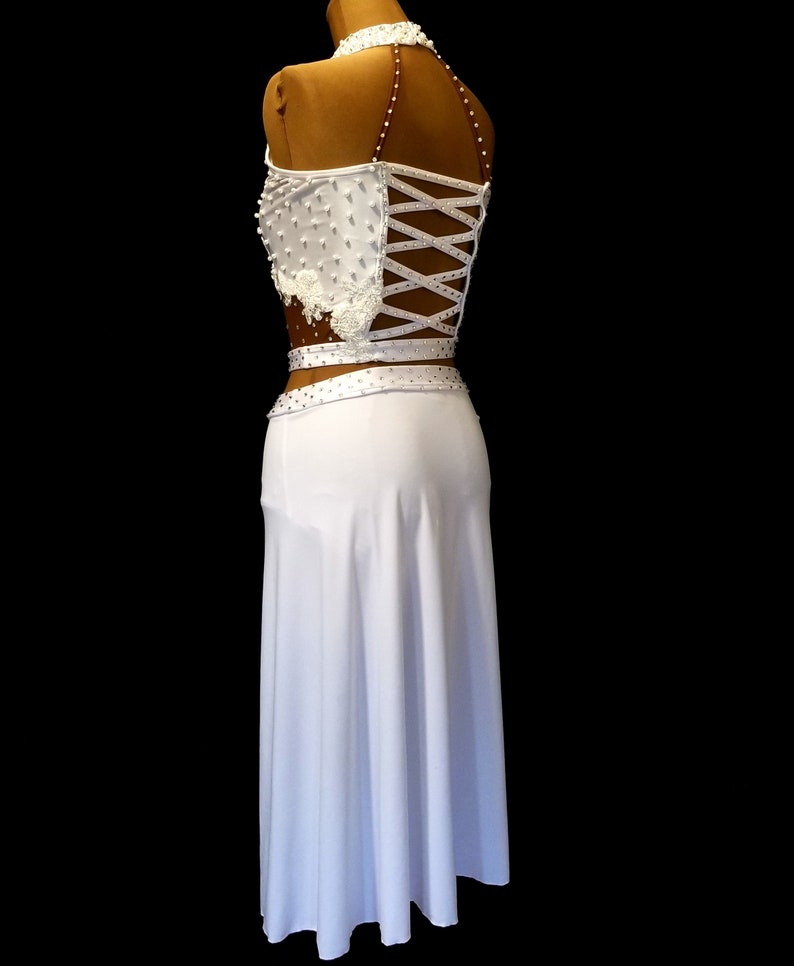 white lyrical costume white lyrical costume