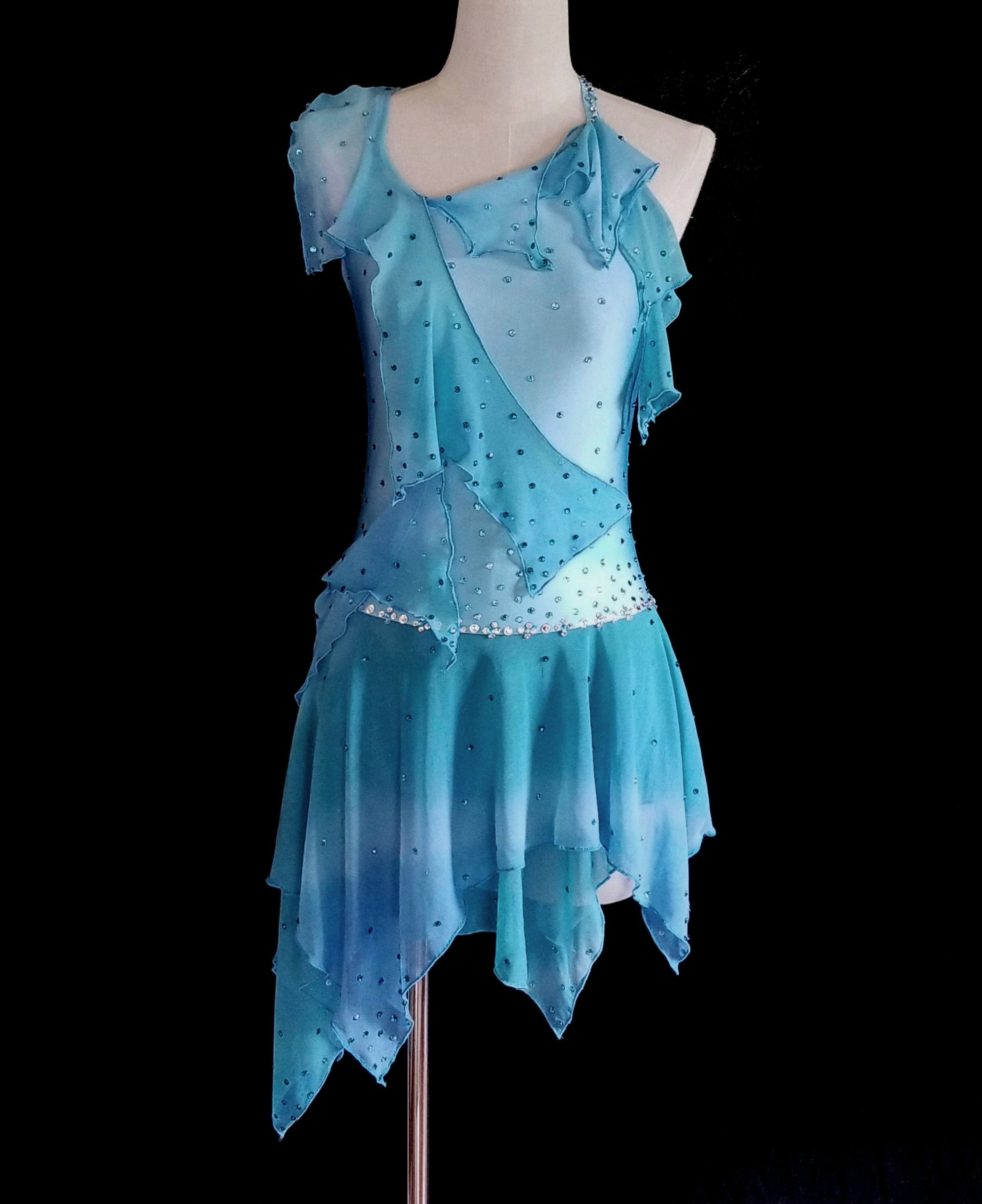 teal dance costumes