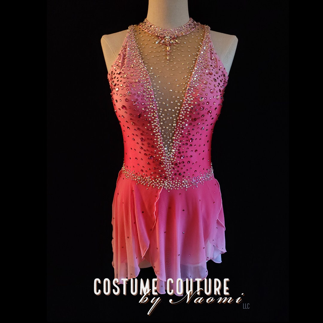 good american hot pink dress Chic A-line Sweetheart Applique Lace Long Prom Dress Hot Pink Beautifu main image 0