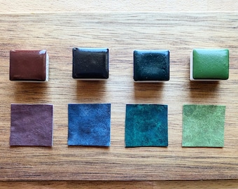 Gothic Forest Handmade Watercolor Paint Set