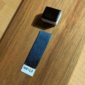 Indigo Blue Handmade Watercolor Paint