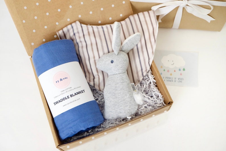 Baby Gift Box Boy Baby Shower Gift Set Boy Gifts for Babies Etsy