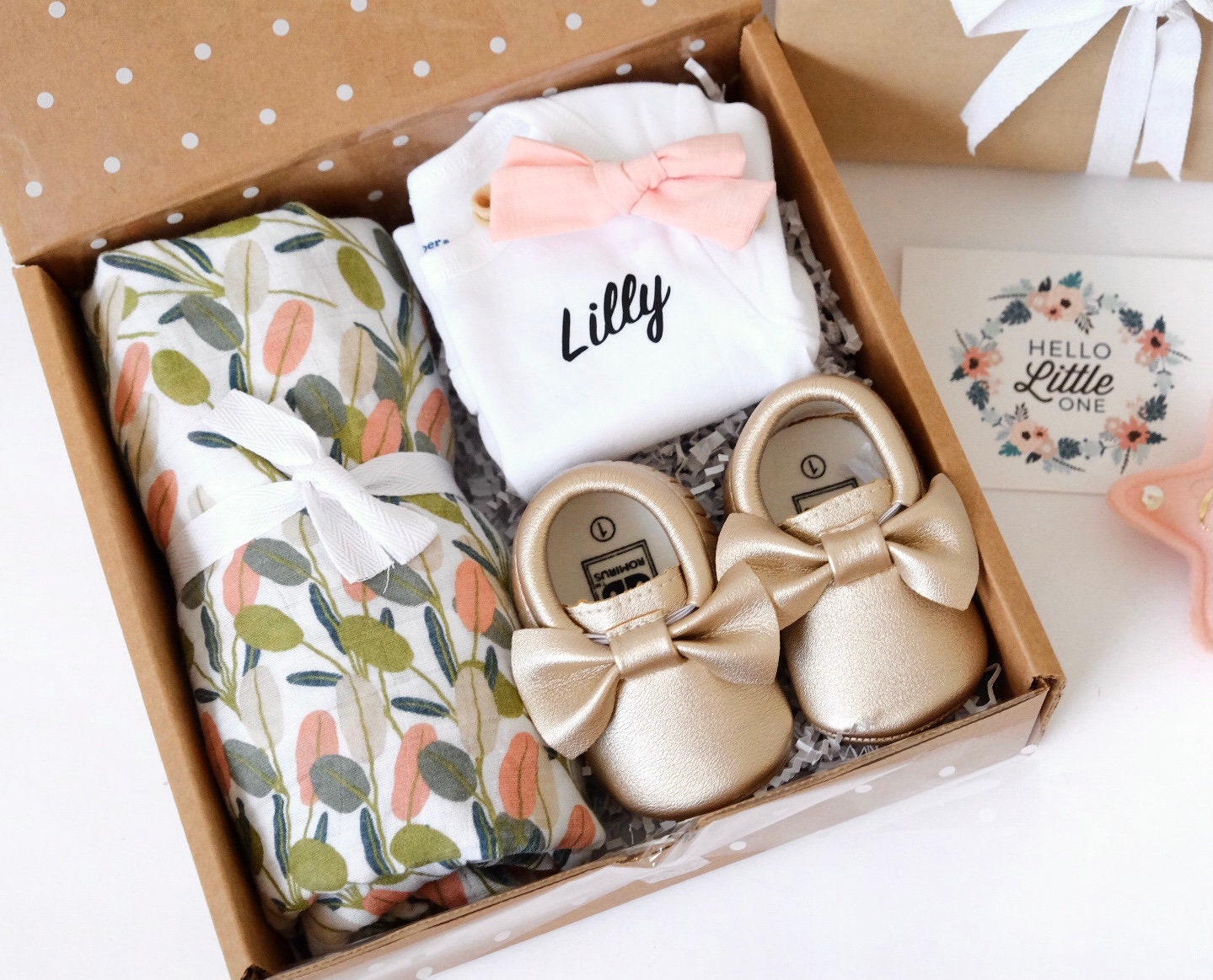 Baby Gift Box, Baby Gift Set, Ready to Ship Baby Shower Gift With Card,  Gifts for Babies, Christening Gifts, New Baby Gift, Baby Girl Gifts 