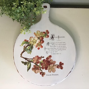 Wood Riser, Footed riser, cottage style, kitchen decor, farmhouse decorative tray