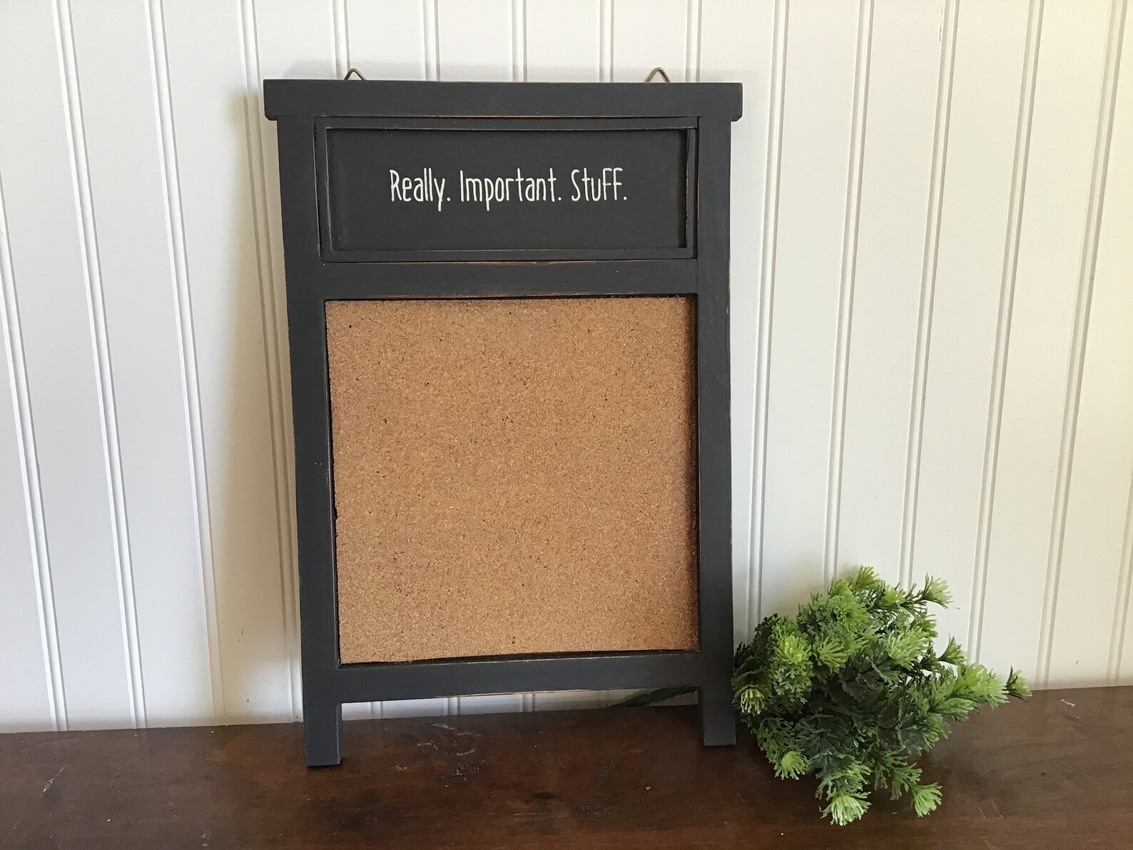 Cork Board Office Organizer Farmhouse Style Office Decor Etsy
