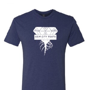 OG Gem City Roots | Dayton Ohio | original design | Unisex Tee Shirt | Vintage Navy