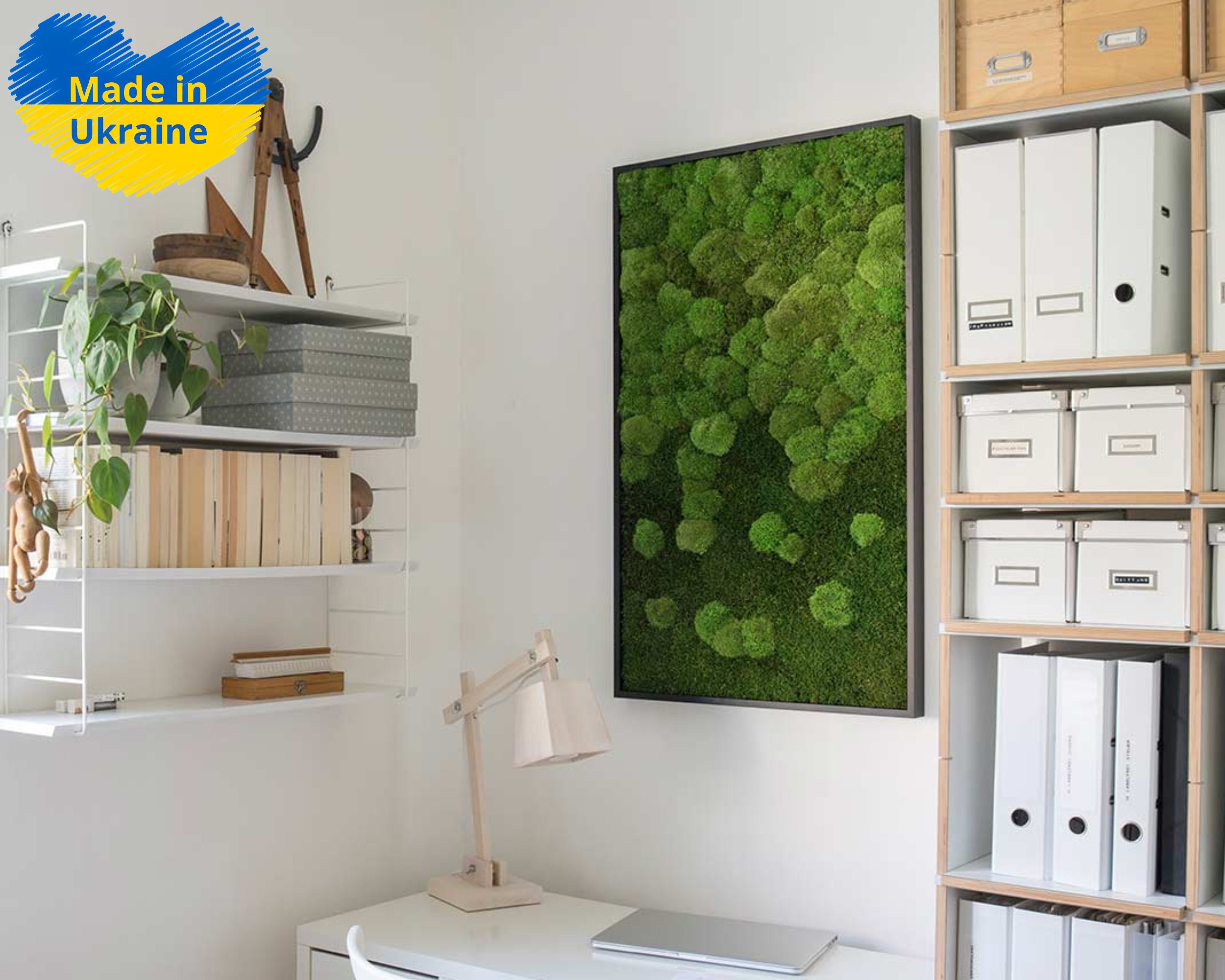 Preserved Moss Art Framed Real Moss Decor Living Moss Wall - Etsy