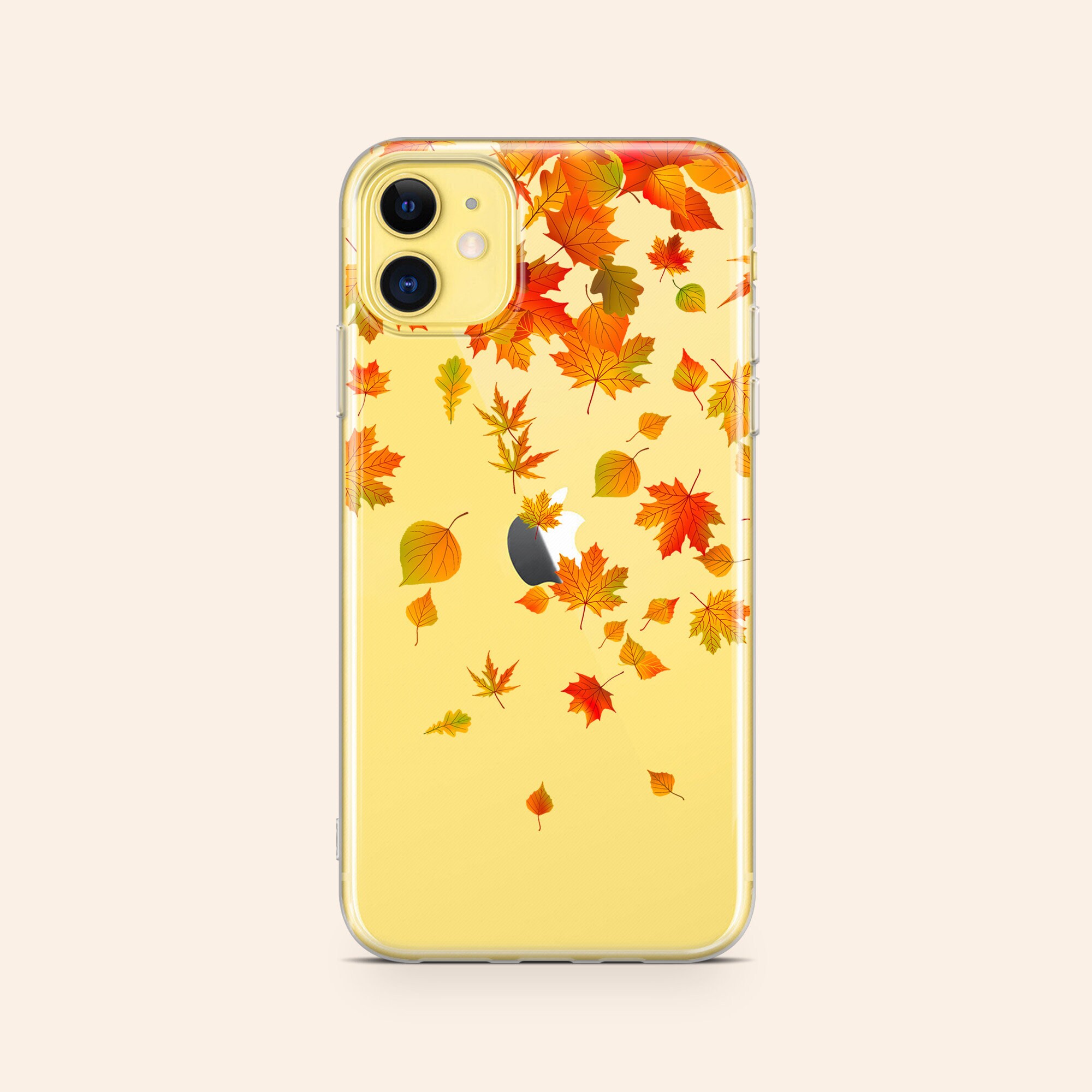 Autumn iphone case Fall Leaves iPhone 12 Pro Max Case Autumn Etsy
