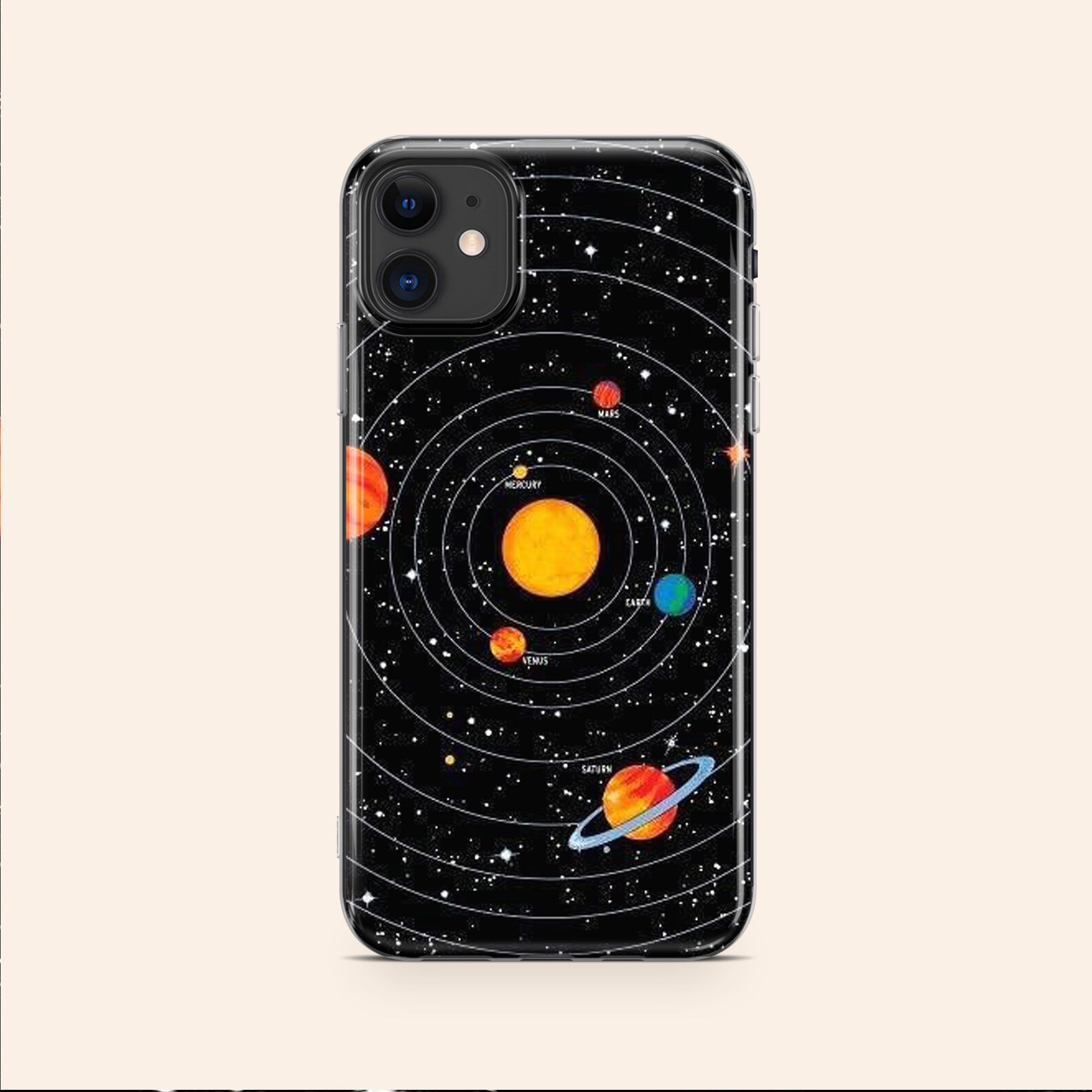 Solar System Iphone 12 Case Iphone 11 Case Case Etsy