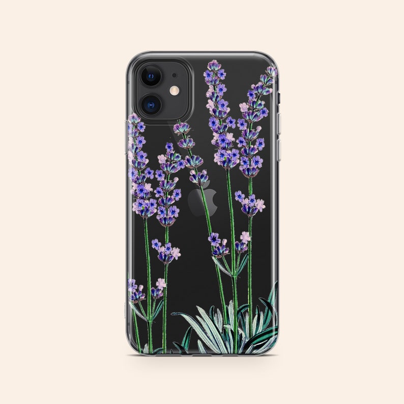 Lavender iPhone 11 case purple Lavender floral iPhone Xs Max Etsy
