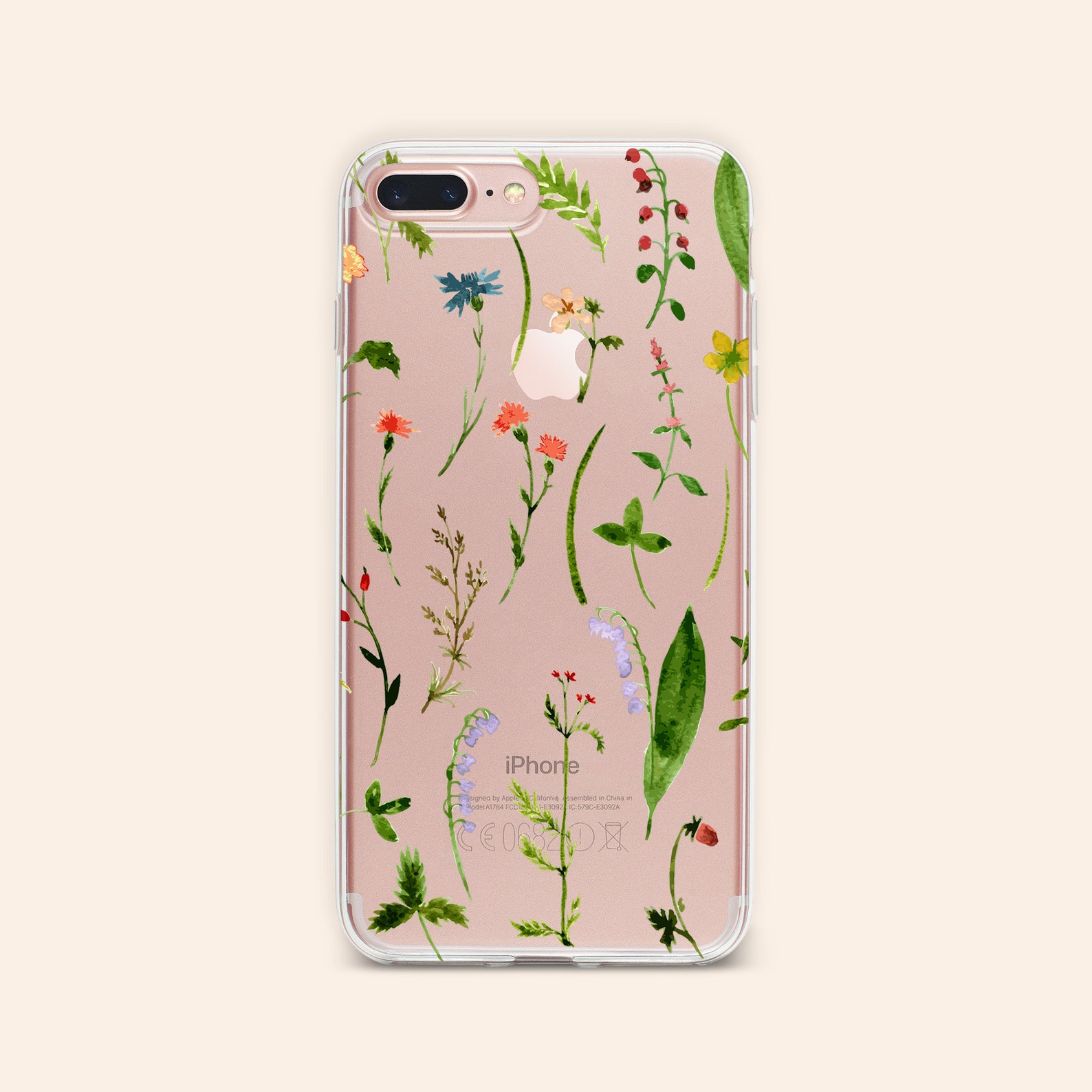 Clear Wildflower iPhone Case iPhone Xs Max Case Fall iPhone 11 Etsy