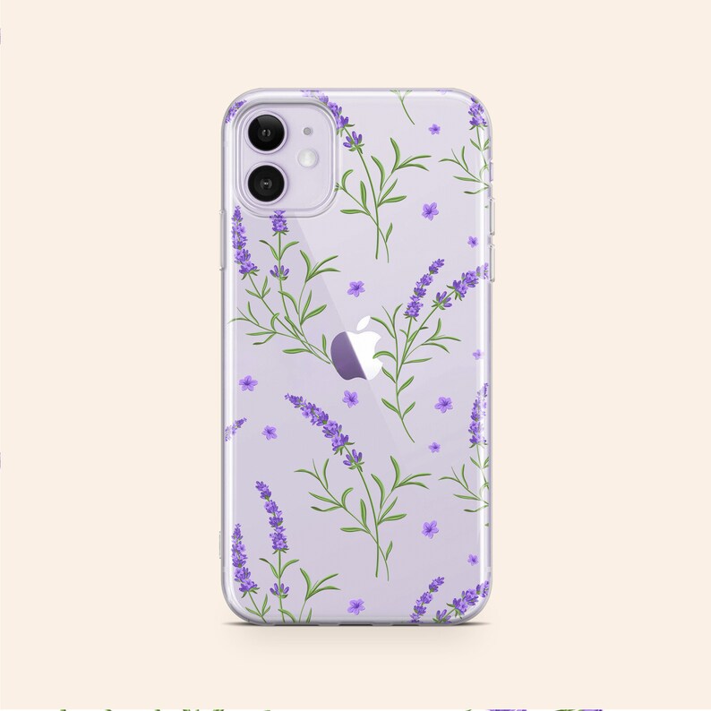 Lavender Phone case iPhone 11 pro case purple Lavender iPhone Etsy