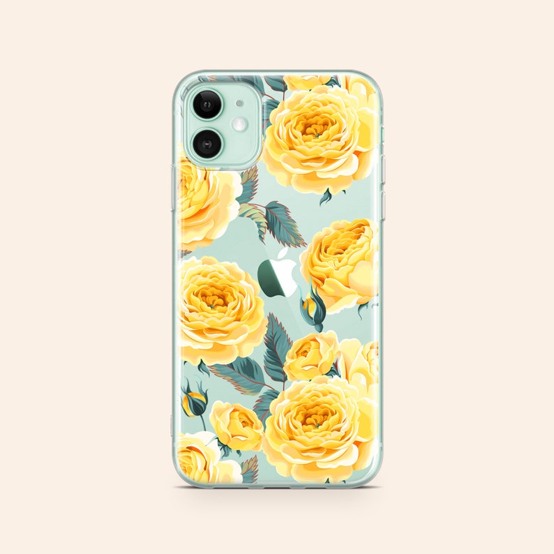 Yellow Roses iPhone 11 pro Case soft iPhone 11 pro max cases Etsy