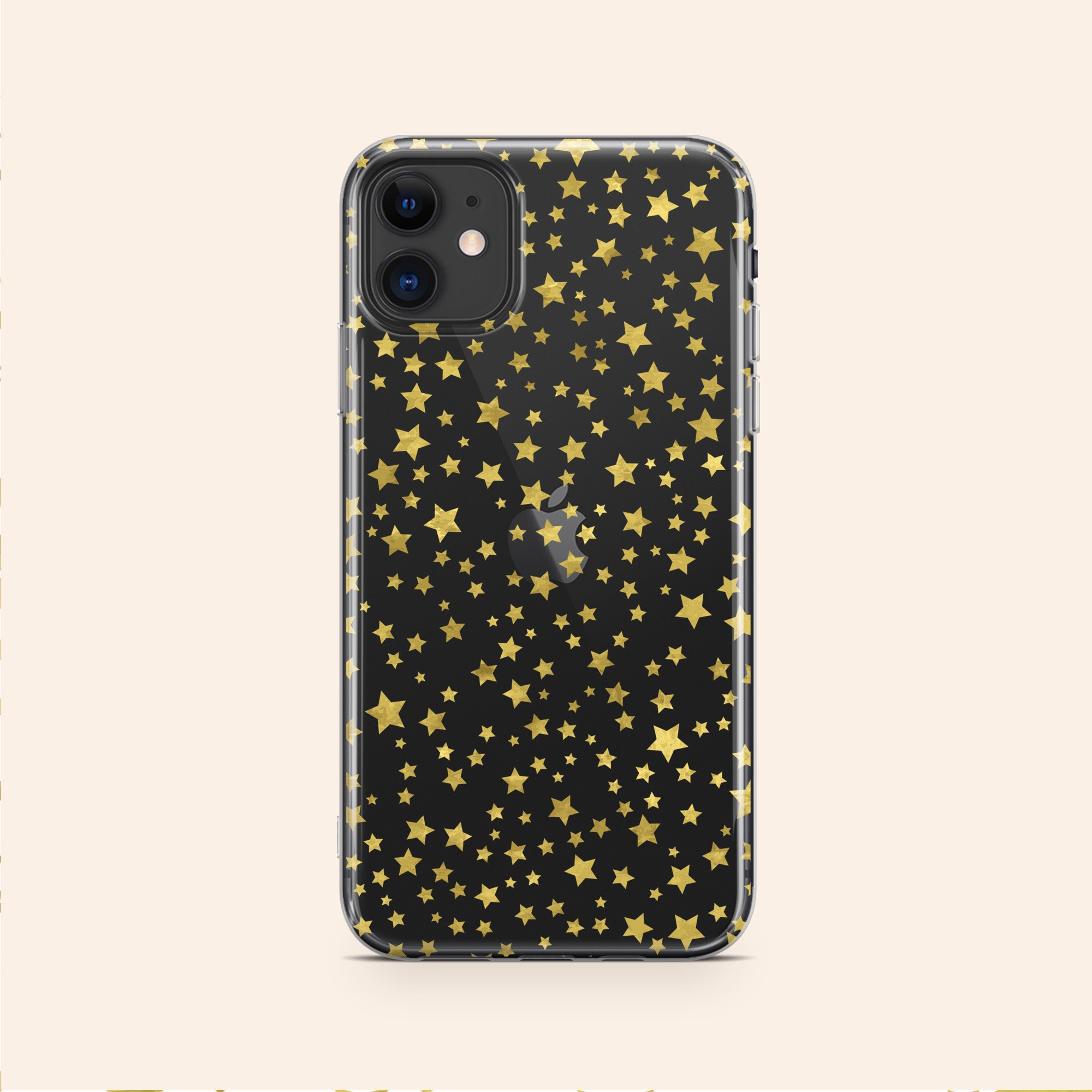 Gold Stars iPhone 11 pro Case Clear gold polka dots iPhone XS Etsy