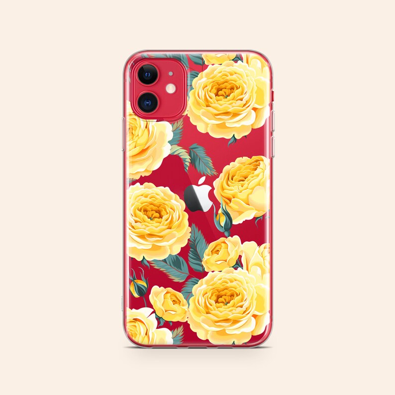 Yellow Roses iPhone 11 pro Case soft iPhone 11 pro max cases Etsy