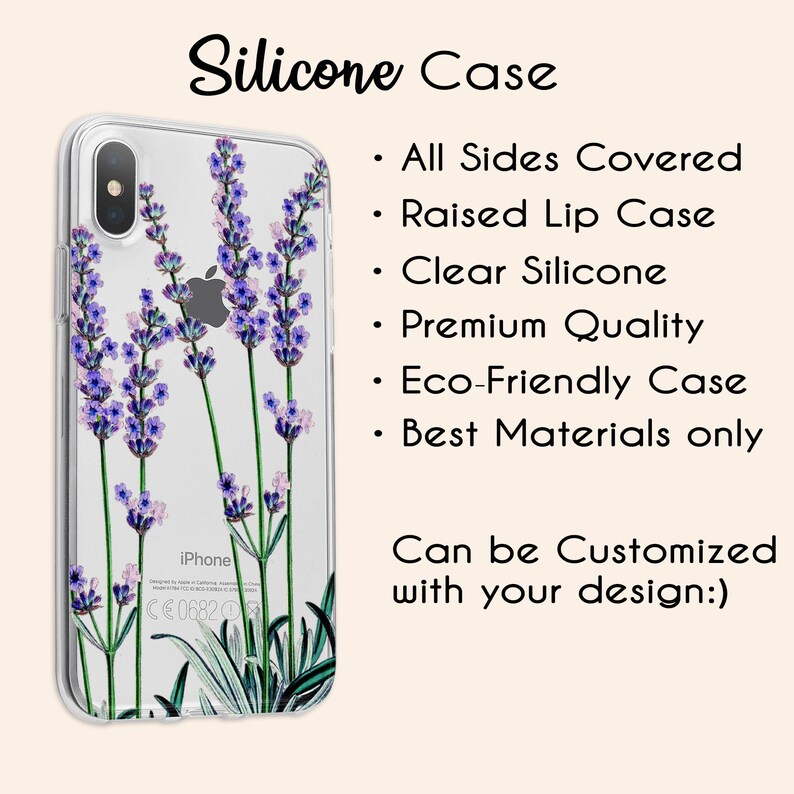 Lavender iPhone 11 case purple Lavender floral iPhone Xs Max Etsy