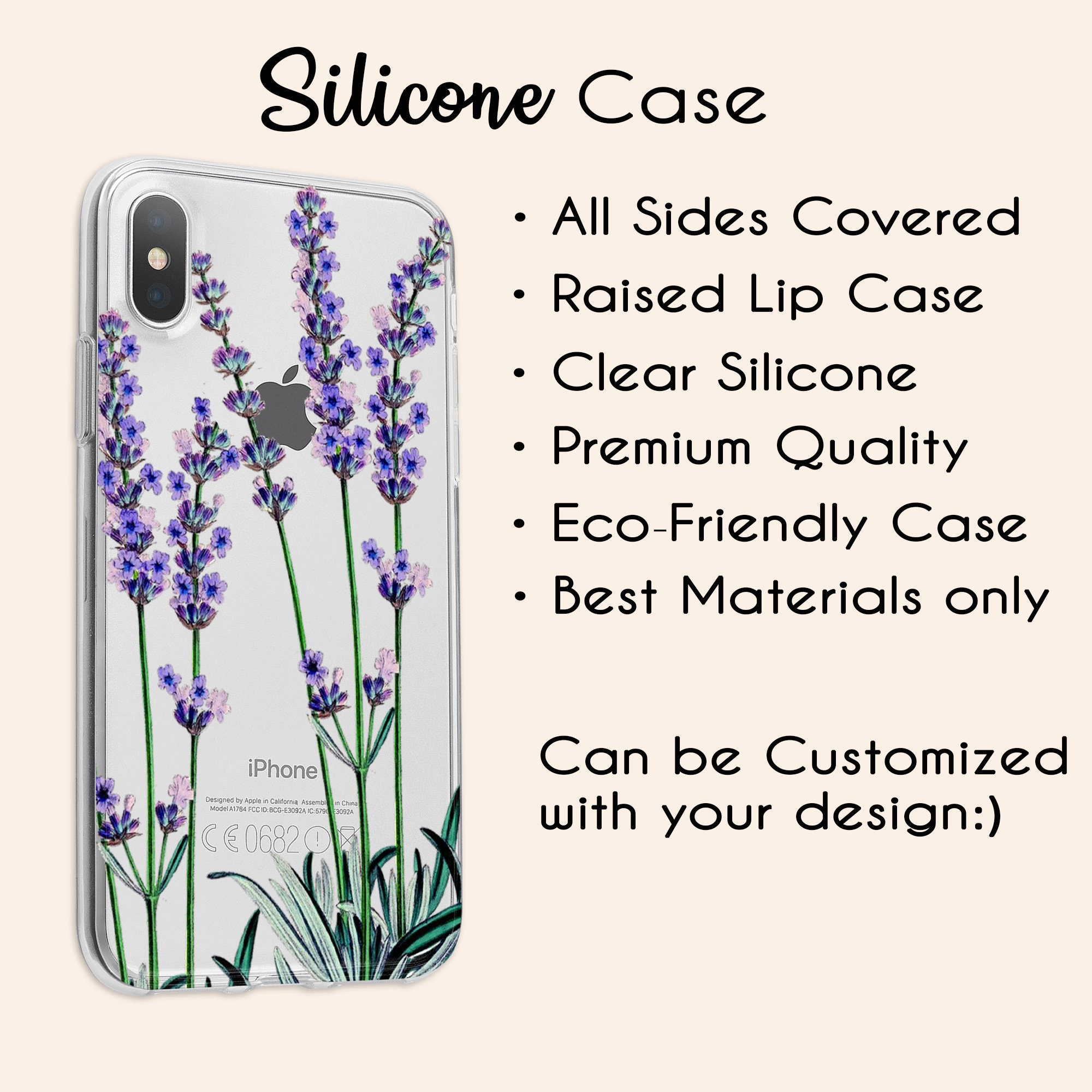 Lavender iPhone 11 case purple Lavender floral iPhone Xs Max Etsy