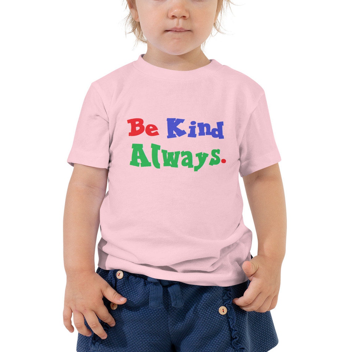 Be Kind Always shirt children be kind. Toddler Short Sleeve Etsy