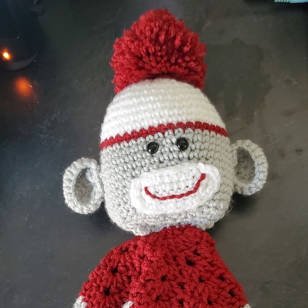 Sock Monkey Lovey Etsy