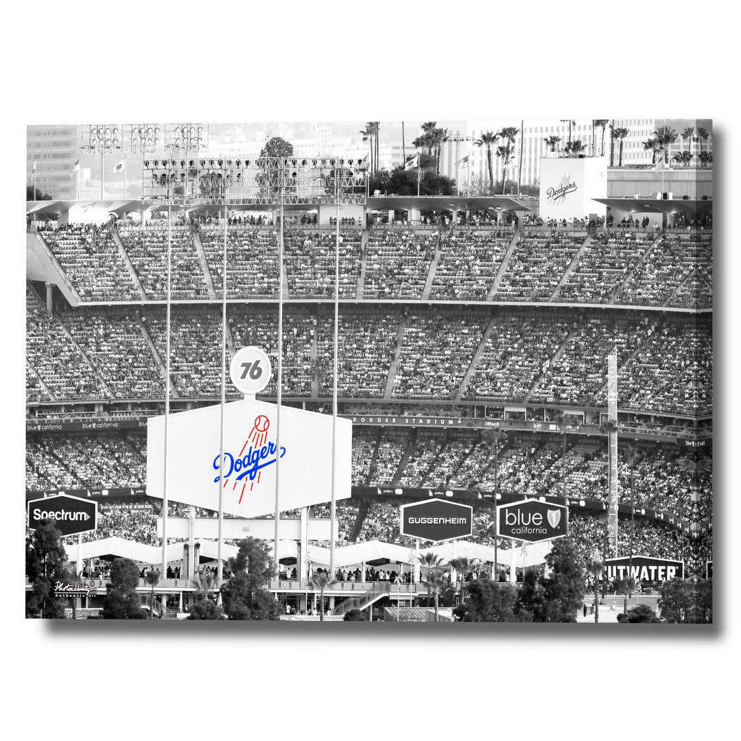 Photonability® Dodger Stadium Canvas Wall Art: Los Angeles Baseball - 1 ...
