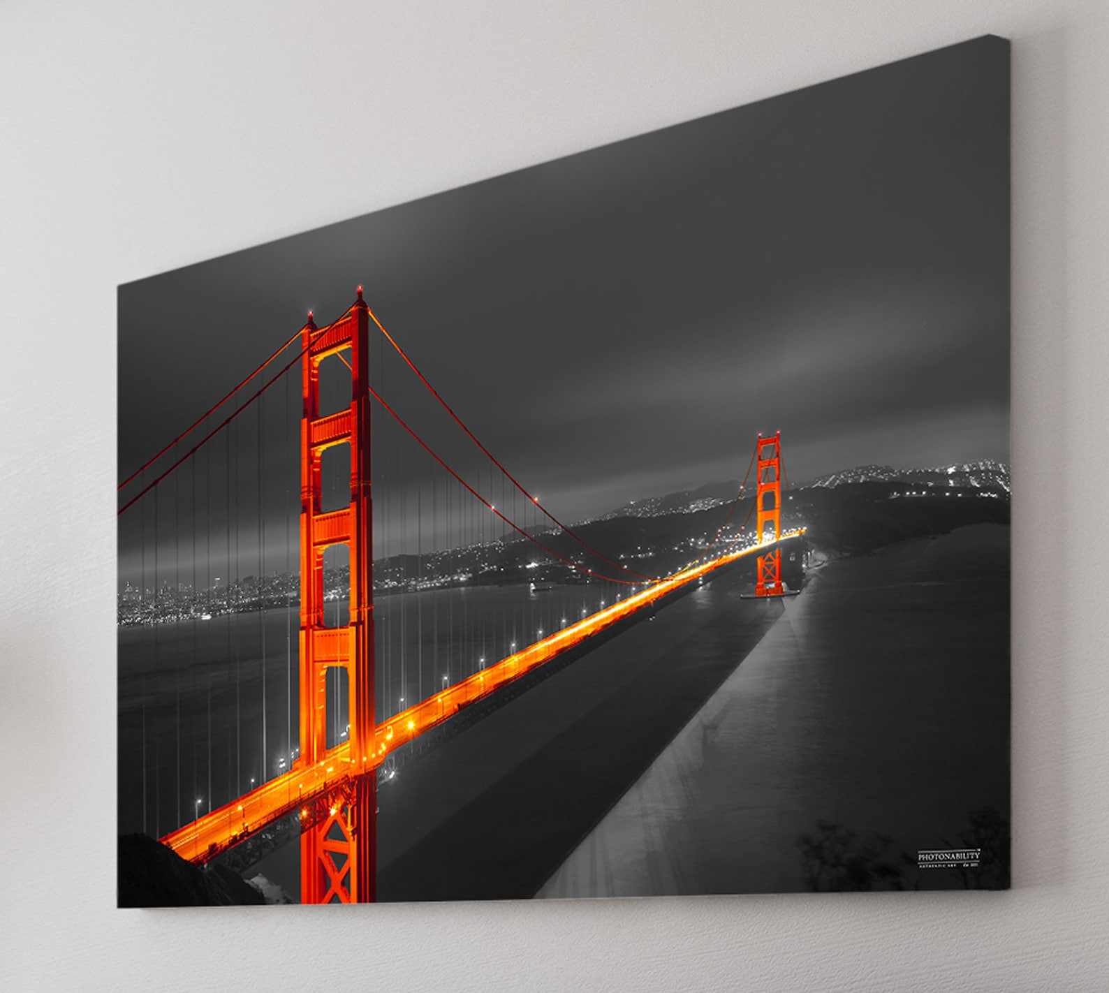 Golden Gate Bridge Canvas Wall Art San Francisco Exclusive Etsy
