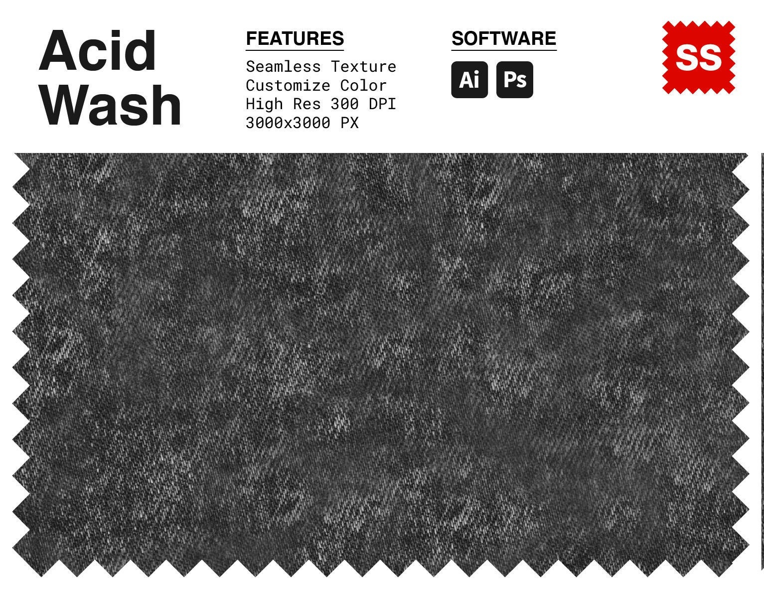 Acid Wash Seamless Texture Pattern 