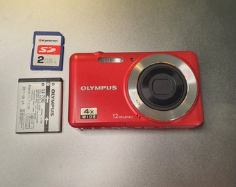 Olympus D700 CCD 12Mp compact camera Digital Orange