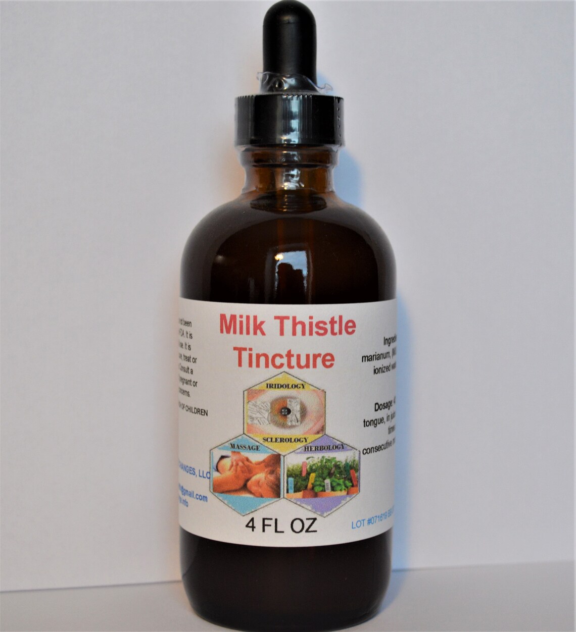 Milk Thistle Herbal Tincture 4 Oz Etsy
