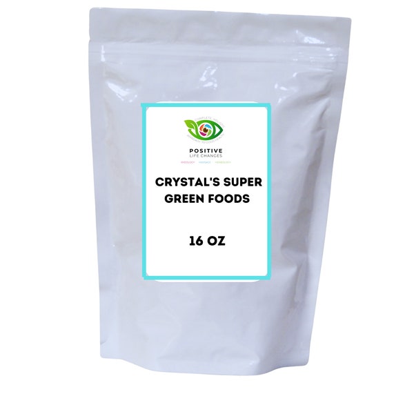 Crystal's Super Green Protein Powder