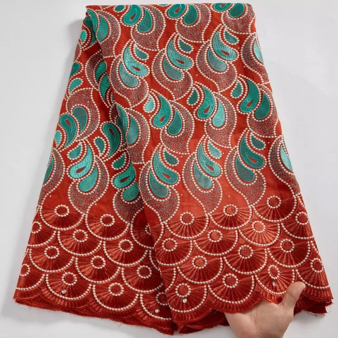 Latest Design African Cotton Swiss Voile Lace Fabric High Quality Swiss Voile Lace in Switzerland African Lace Fabric Etsy