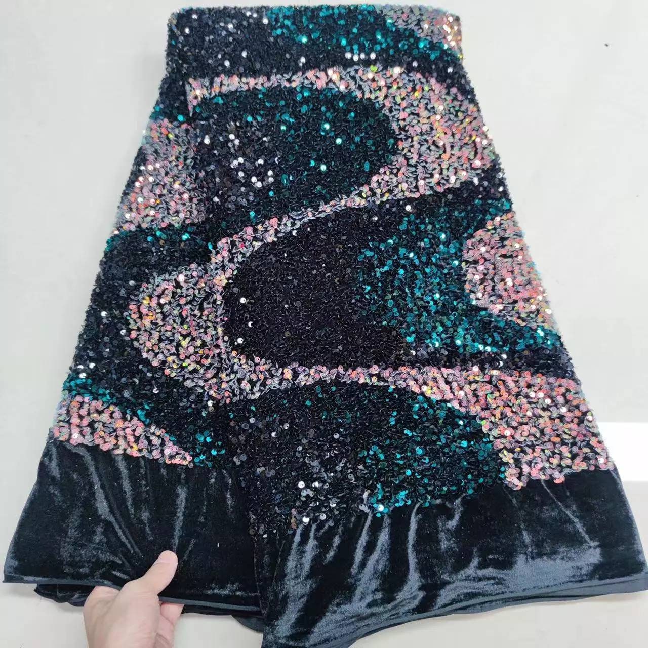 Pailletten-Applikationen Zum Aufnähen – Blaue Spitze & Mesh Für Kleider, DIY, Hochzeitsdeko