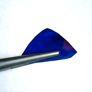 Royal Blue Lapis Lazuli, 14 x 14 or 18 x 18 mm Trillion, Fully Faceted Loosestone, 6 to 13 ct