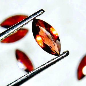 Broche Vintage « Pyrope » Avec Grenat - Magnifique Pièce D'occasion, Métal Inconnu