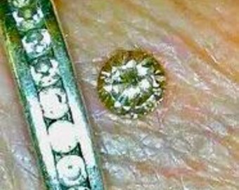 Dark Champagne Natural Earth Mined Gemstones .30 Carat minimum, approximate 4mm Round, only 2 remaining not restocking